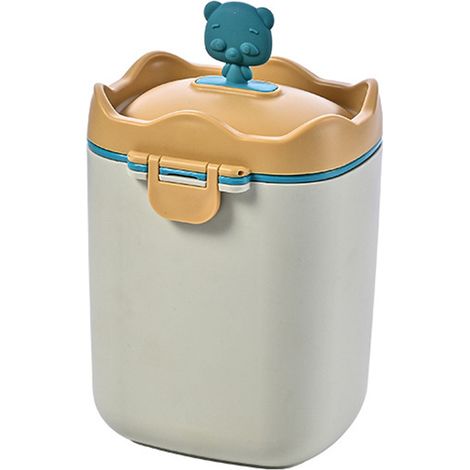 Distributeur De Poudre Pour Bébé - Contenant Hermetique Avec Cuillere Integree - Pour Voyages Et Sorties - 1 Pièce (1/5)