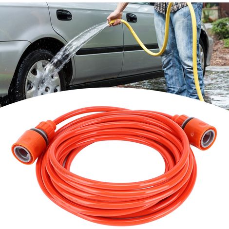 Tuyau d'Arrosage Flexible en Plastique Antigel de 6m pour Jardin et Lavage avec Connecteur Rapide, Pliable, Résistant aux Explosions, Haute Pression (1/5)