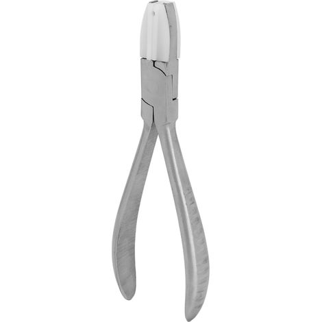 Pince à lunettes en acier inoxydable, pince de réparation de lunettes, pince à tête carrée avec trous (1/5)