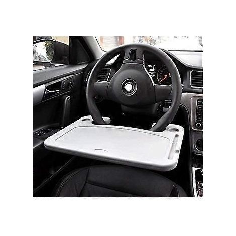 Auto-Ess-/Laptop-Lenkradtisch (Grau, 16,62 x 11,1 (2 in 1))