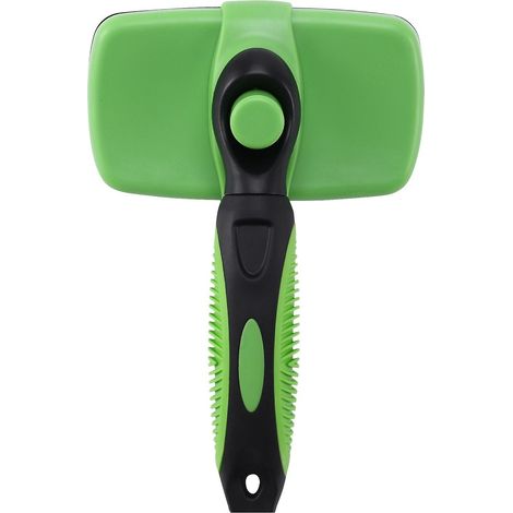 Brosse de toilettage pour animaux de compagnie, brosse autonettoyante pour chiens et chats de toutes tailles, poils courts et longs. (1/5)