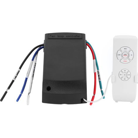 Kit de télécommande sans fil pour ventilateur de plafond avec minuterie, compatible avec les lampes de plafond 85-265 V.