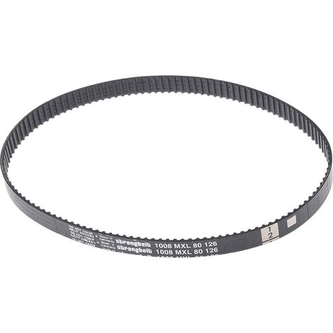 Courroie synchrone RS PRO, 256.03mm x 6mm, pas : 2.032mm, 126 dents ( Prix pour 1 ) (1/2)