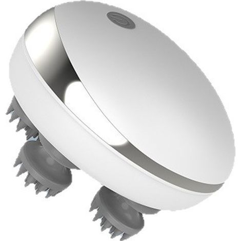 Masajeador: masajeador eléctrico inteligente para la cabeza, masajeador manual con golpeteo, portátil, masajeador vibratorio relajante para el cuero cabelludo, adecuado para la tensión en la cabeza. (1/4)