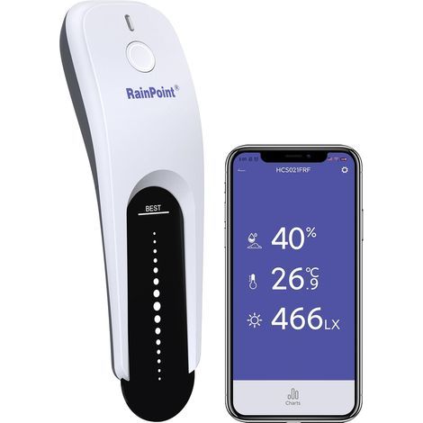 RAINPOINT soil moisture sensor, soil moisture tester, control application for automatic drip irrigation system (soil tester only) (1/5)