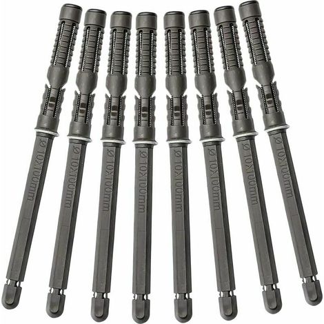 8er-Pack versteckte Wandregalhalterungen, unsichtbare Wandregalträger, robuste DIY-Wandregalträger, schwebende Paneele (10x100mm) (1/5)