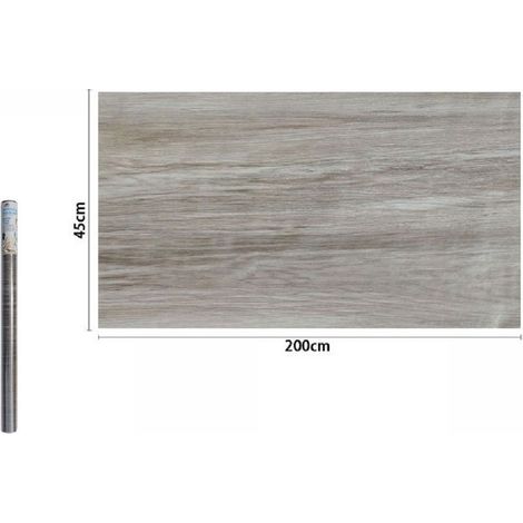 Trade Shop - Rotolo Pellicola Adesiva Parete Effetto Legno 45cm X 2mt Cassetti Mobili 71240 -