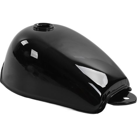 Réservoir d'essence moto en fer renforcé noir rétro, remplacement compatible Monkey Bike Z50 Z50A 1979-1986, cuve à carburant épaisse. (1/5)