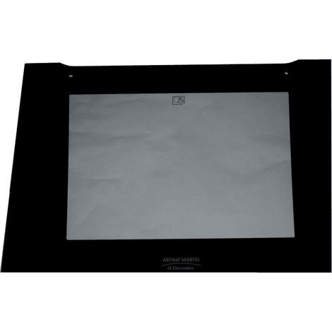 VERRE HUBLOT EXTERIEUR DE PORTE NOIR POUR FOUR ARTHUR MARTIN - 387176215 (1/4)