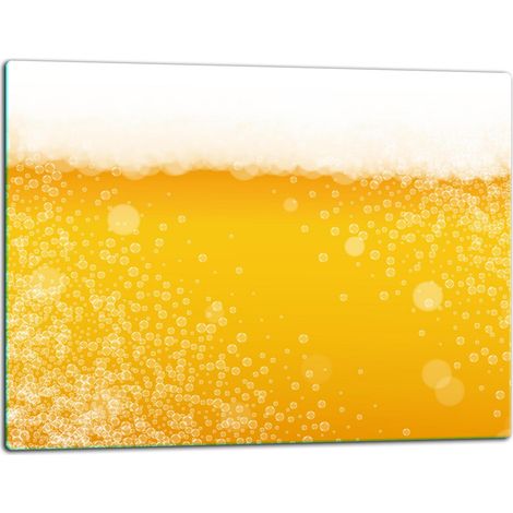 Tabla de cortar de vidrio 52x40 cerveza (1/5)