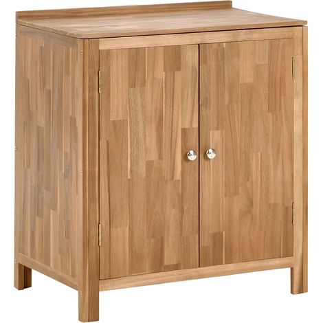 Outdoor Kitchen Cabinet VENOSA Acacia Wood 80 cm 50 cm Brown