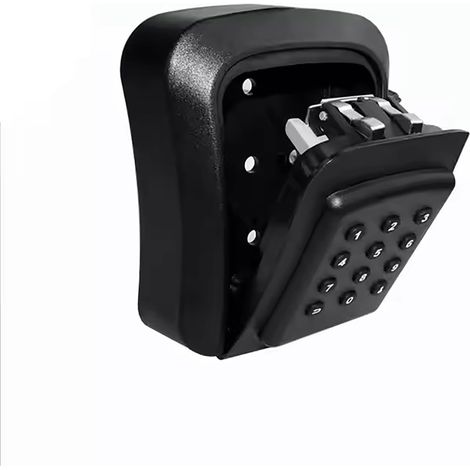 Applicable Boite a Clef, Boite a Clefs Securisee Exterieur,Boite à Clé, Matériau Métallique, Déverrouillage par APP/Code Numérique, Boîte à clés Murale Adaptée à la Maison, Au Garage, au Bureau, à l'é