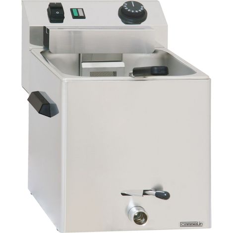 Cuiseur à pâtes électrique avec vanne de vidange 1 panier - Casselin - ccapv1g