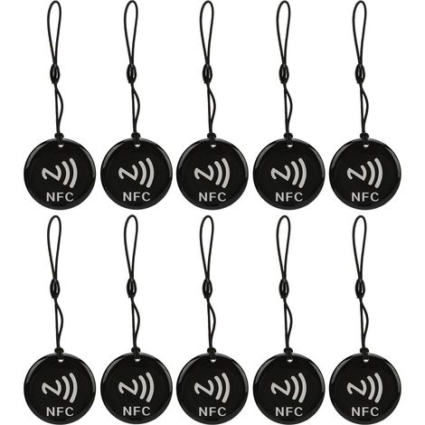 de 10 cartes NFC 8 Kbit 13 56 MHz 106 Kbit réinscriptibles (1/5)