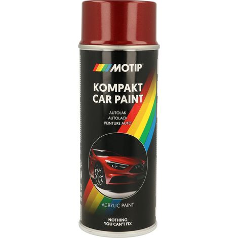 PEINTURE ACRYLIQUE KOMPAKT 51595 ROUGE METALLISE 400ML MOTIP