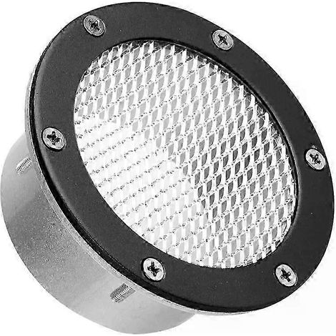 Car Racing Air Duct Grille Bumper Vent Inlet Cold-air Intake Universal Bumper Vent Inlet Air Duct Cover 3/3.5/4" Car Accessories( 3.5inch black) (1/5)
