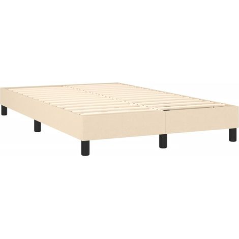 Rete a doghe su gambe giroletto 120x200 cm tessuto panna TDL0207272
