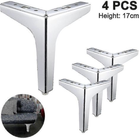 Set mit 4 Sofabeinen aus Metall, moderner Stil (1/3)