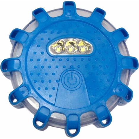 Bardusch-1 PCS Gyrophare LED, Girophare LED Vehicule, Éclairage de Secours Multifonction Voyant d'avertissement, avec Base magnétique, pour Les Voitures,Véhicule Remorqué,Camions,Accidents，bleu (1/5)