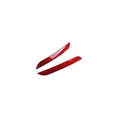 Catarifrangente posteriore con lente rossa per paraurti BMW F30, F32, 325i, 328i, 330i, 420i, 428i e 430i (codici articolo: 63147382233 e 63147382234) - Crezuo