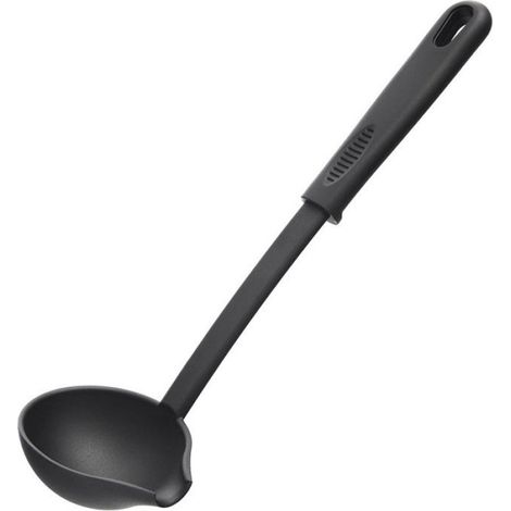 Louche - 60 ml - Thermoplastique - Noir - 29 cm - Bec Verseur (1/5)