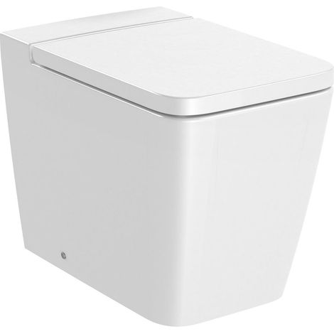 ROCA INSPIRA SQUARE Inodoro Rimless Tanque Alto Blanco Brillo - ref: A347537000+A80153200B (1/2)