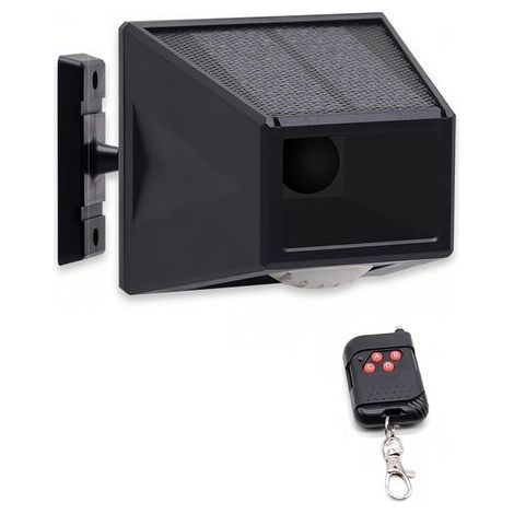 Alarme Solaire Extérieur Détecteur de Mouvement Librement Rotatif IP65 étanche 129db Sirène Forte Lampe stroboscopique avec télécommande pour Verger Ferme Grange (1/5)