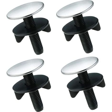 4 Pièces Robinet Trou Couvercle, Robinet Couvercle Trou Cuisine, Bouchon Trou Robinet D'évier, Acier Inoxydable Robinet Trou Couvercle pour Accessoires d'Évier Cuisine, Salle Bain à Maison (12-40mm) (1/4)