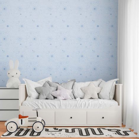Papier peint Bleu Lilly & Luis Papier peint "771312" (1/4)