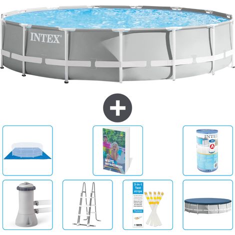 Prism Frame Pool Rund - 457x107 cm - 8-teilig S594