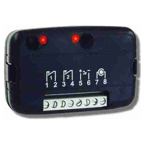 NOIRERB2 - RECEPTOR DE DOS CANALES (12/24 V CA-CC) CARDIN NOIRERB2