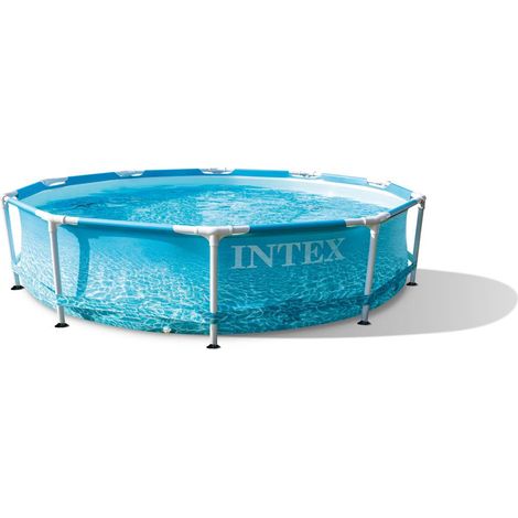 Piscinette Metal Frame - Ronde - Ø 3,05 m x 0,76 m - Océan de Intex