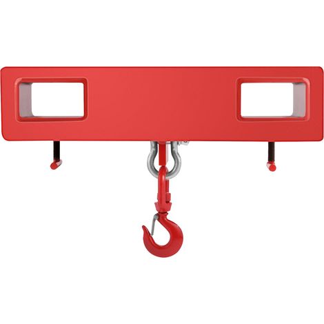 Crochet de levage pour chariot élévateur 2 tonnes (2000 kg) - Accessoire rotatif pour grue mobile, capacité 4000 lbs (1/5)