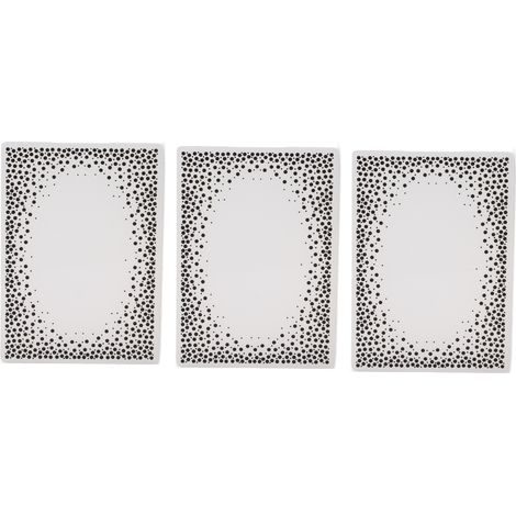 3 Modèles en Plastique pour Gaufrage, Relief Concave-Convexe pour DIY Cartes Invitations et Artisanat Papier (1/5)