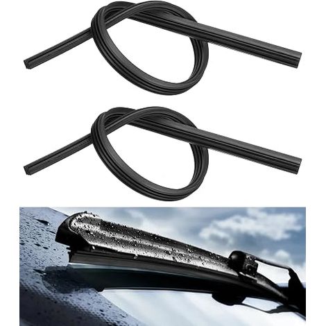 Essuie-glaces de Voiture,Essuie Glace,Caoutchouc D'essuie Glace de Rechange,Lames D'Essuie-Glace De Rechange En Caoutchouc,Convient aux Voitures,Caravanes,Camions,etc (1/5)