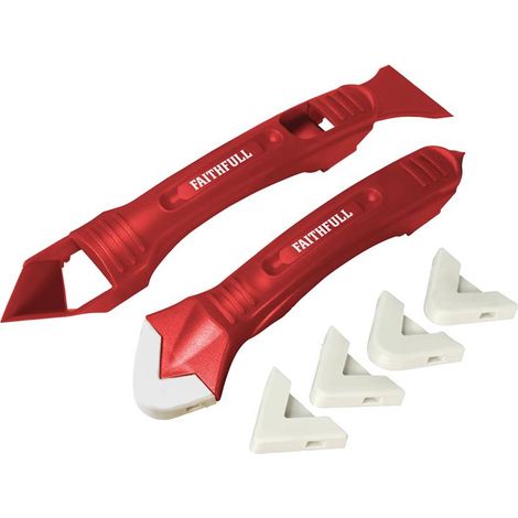 Faithfull 09841736 Silicone Scraper Kit Two Piece FAITLSILKIT (1/5)