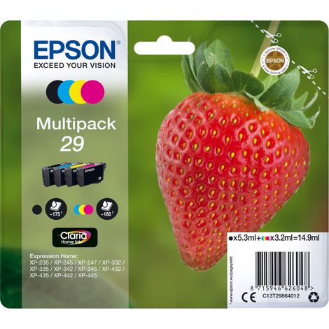 Epson Strawberry Multipack 4-colours 29 Claria Home Ink (1/3)