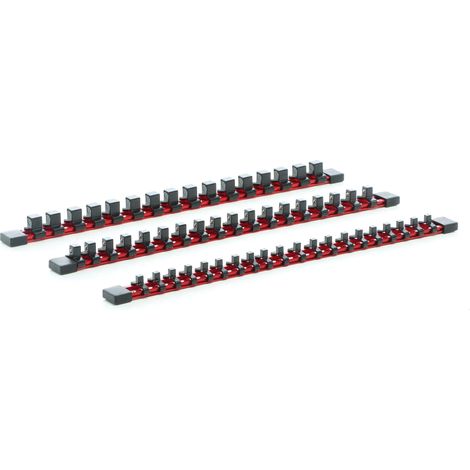 XPOtool 3x Porta bussole Supporti per bussole Guide per 54 punte 1/2" 1/4" 3/8" metrico/imperiale (1/5)