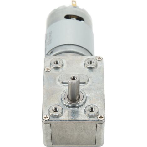 12-V-Gleichstrom-Schneckengetriebemotor, 5 U/min, selbsthemmend, hochpräzises Untersetzungsgetriebe, hohes Drehmoment, industrielle Anwendung (1/5)