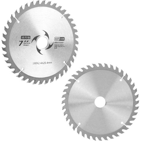 Hartmetall-Trennscheibe, runde Trennscheibe für Schreinerwerkzeuge, 7 Zoll, 40 Zähne (1/5)