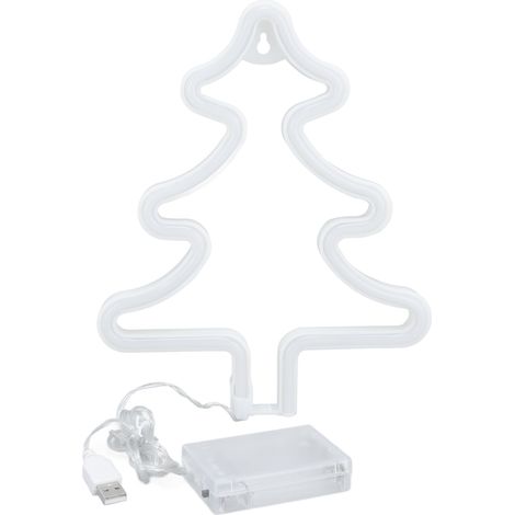 Wasserdichte Neon-Weihnachtsbeleuchtung, betrieben mit USB-Batterie (1/5)