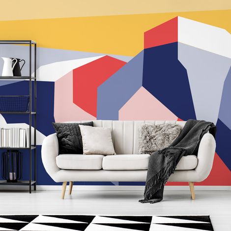 Papier peint panoramique Falaise d'aval, Bleu 150 x 250cm (1/5)