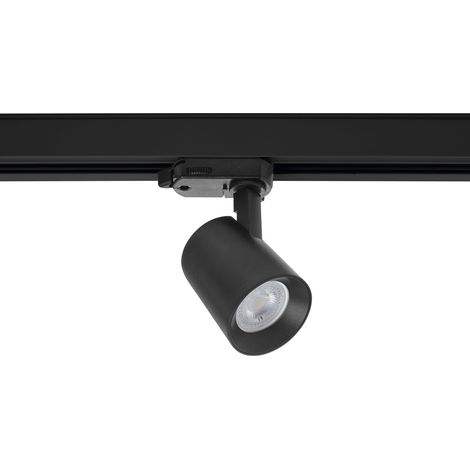 Proyector carril tilt TEN GU10 7.50W Negro