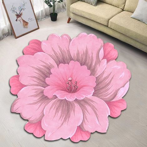 Tapis Rond - Tapis De Sol Non Glissant En Velours Cristal - Pour Salle De Bain Cuisine Salon Chambre 40 x 40 cm (1/5)