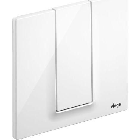 Viega Visign for Style 14 Fertigbauset 8334.2 für Urinal-Spülsystem, Kunststoff, Weiß-Alpin (1/5)