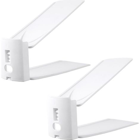 Ce meuble de rangement pour chaussures comporte trois niveaux réglables et une conception à double couche pour optimiser l'espace. (1/5)