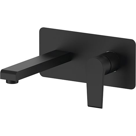 MISCELATORE MONOCOMANDO LAVABO AD INCASSO ARTIC Nero Opaco (1/2)