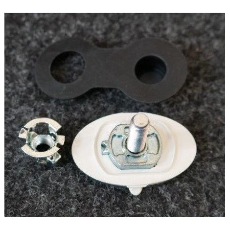 Kit de levage 6 écrous + 4 boulons pour armoire et coffret Prisma P IP55 Schneider (1/2)