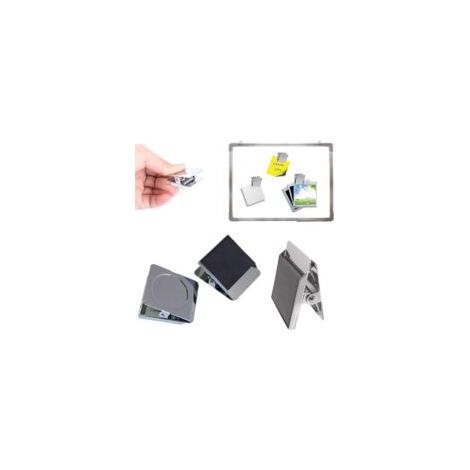10 pezzi di clip magnetiche, clip magnetiche in metallo, clip magnetiche per frigorifero, clip magnetiche, clip per disegnare per lavagna, frigorifero, ufficio - Crezuo