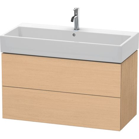Duravit L-Cube bâti-support lavabo suspendu, 2 tiroirs,